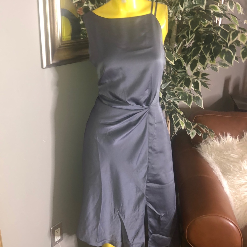 NIC & ZOE MIDI Slip DRESS in Typhoon Pewter - NWT
